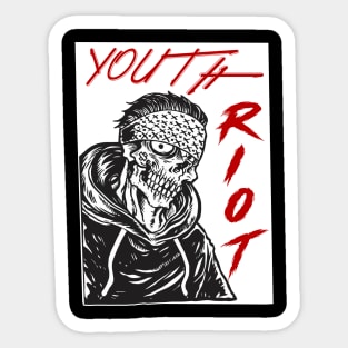 youth riot Sticker